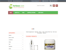 Tablet Screenshot of herbose.com